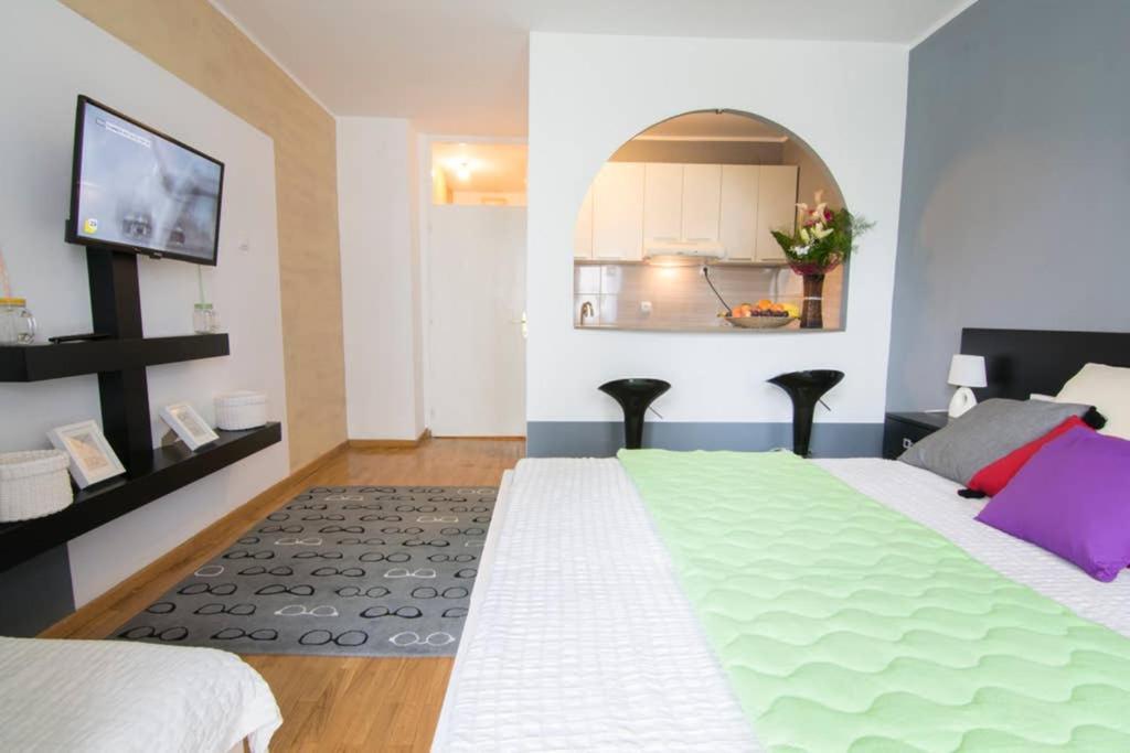 Maxim Appartement Belgrado Buitenkant foto